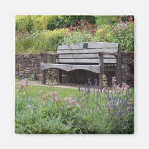 Garden Bench Magnet