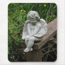 Garden Cherub Mousepads