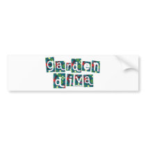 Garden Diva Bumper Sticker