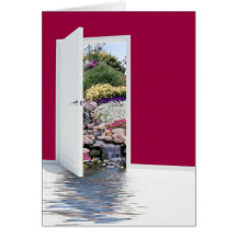 Garden Door Greeting Card