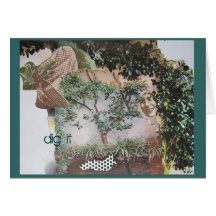 Garden Excavation Greeting Card