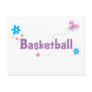 Garden Flutter Basketball Postcards
