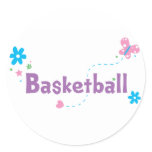 Garden Flutter Basketball Stickers