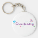 Garden Flutter Cheerleading Key Chain