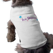 Garden Flutter Ice Skating Pet Tshirt