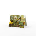 Garden Gardeners Thank You Card Butterflies visit