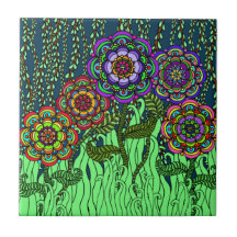 Garden Glow Decorative Tile