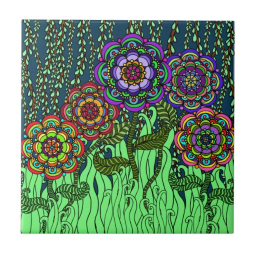 Garden Glow Decorative Tile