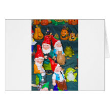 Garden gnome greeting cards