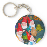 Garden gnome keychains