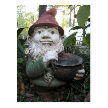 Garden Gnome Post Card