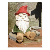 Garden Gnome Postcard