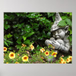 Garden Gnome Print