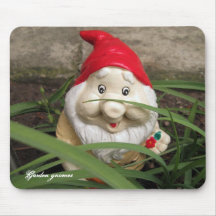 Garden gnomes mouse pads