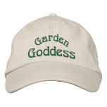 Garden Goddess Funny Embroidered Hat embroidered hats
