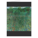 Garden landscape by Gustav Klimt Cards