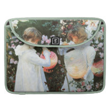 Garden Lanterns Rickshaw Flap Sleeve Sleeves For MacBooks