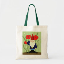 Garden of Remembrance Gnome Tote Bags
