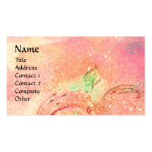 GARDEN OF THE LOST SHADOWS BUTTERFLY MONOGRAM BUSINESS CARDS