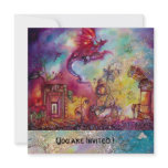 GARDEN OF THE LOST SHADOWS -FLYING RED DRAGON invitations