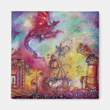 GARDEN OF THE LOST SHADOWS / FLYING RED DRAGON MAGNETS