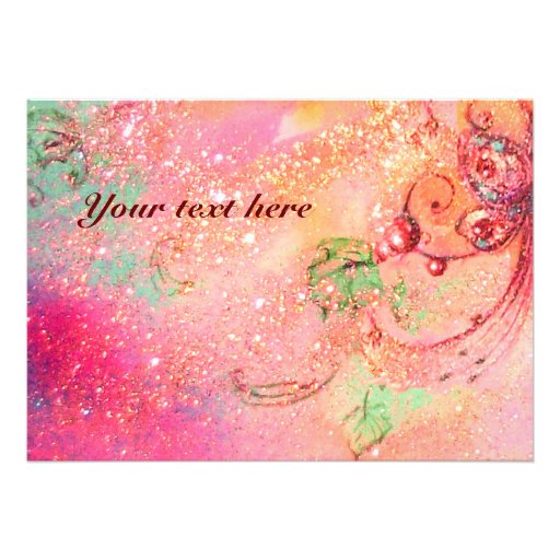 GARDEN OF THE LOST SHADOWS -MAGIC BUTTERFLY PLANT, PERSONALIZED INVITATIONS