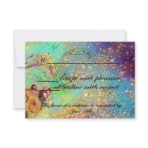 GARDEN OF THE LOST SHADOWS / MAGIC BUTTERFLY RSVP PERSONALIZED ANNOUNCEMENTS