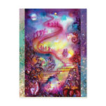 GARDEN OF THE LOST SHADOWS / MYSTIC STAIRS POST CARD