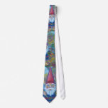 Garden Party Gnomes Artist Tie