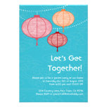 Garden Party Paper Lantern Invitations 3.5 x 5