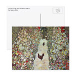 Garden Path with Chickens by Gustav Klimt Postcard