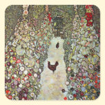 Garden Path with Chickens by Gustav Klimt stickers