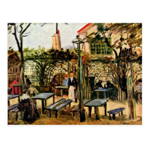 Garden Place On Montmartre (La Guinguette), Postcard