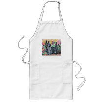 Garden Scottish Terriers Apron