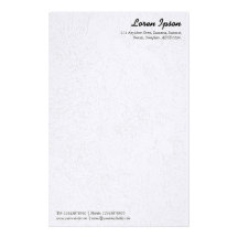Garden - Subtle Grey Customized Stationery