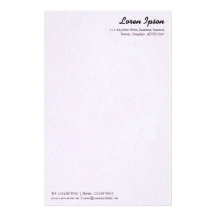 Garden - Subtle Magenta Custom Stationery