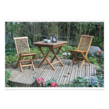 Garden table and chairs announcements
