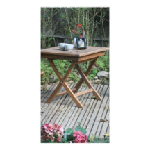 Garden table and chairs photo cards