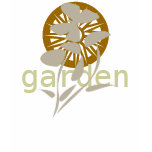 Garden with compass and butterfly tee shirt