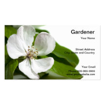 gardener business card template