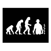 Gardener Evolution Post Cards