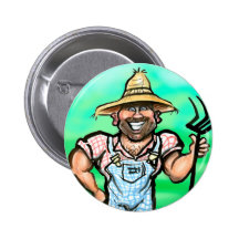 Gardener Pinback Buttons