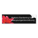 Gardening Club Bumpersticker-customise