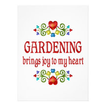 Gardening Joy Custom Invitations