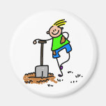 Gardening Kid Fridge Magnets