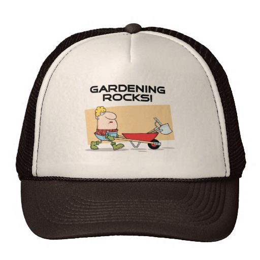 Gardening Rocks T-shirts and Gifts Trucker Hats