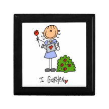 Gardening Stick Figure Gift Box