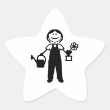 Gardenlady Star Sticker