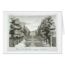 Gardens at Tshehar-Bagh, Isfahan, from' Voyages du Cards