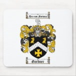 GARDNER FAMILY CREST -  GARDNER COAT OF ARMS mousepads